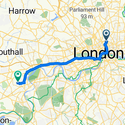 401 St John St, London to 2 Ploughmans End, Isleworth