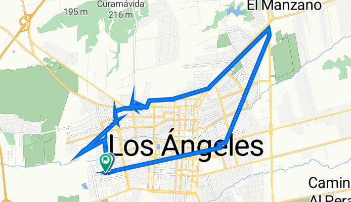 De Avenida Poniente 291, Los Angeles a Pasaje Baquedano 1772, Biobio