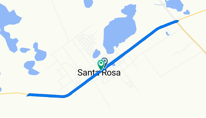 Avenida 25 de Mayo, Santa Rosa a Belgrano, Santa Rosa