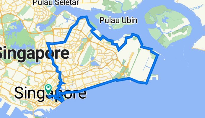 High Street - Kallang - PotongPasir - Bishan - YCK - Punggol - Pasir Ris - TMCR - ECP -  Reservoir - High street