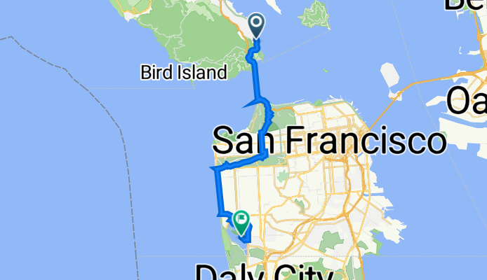 6 Edwards Ave, Sausalito to Lakeshore, San Francisco
