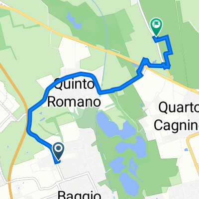 Da Via Quinto Romano 58 A Via Cascina Bellaria 90