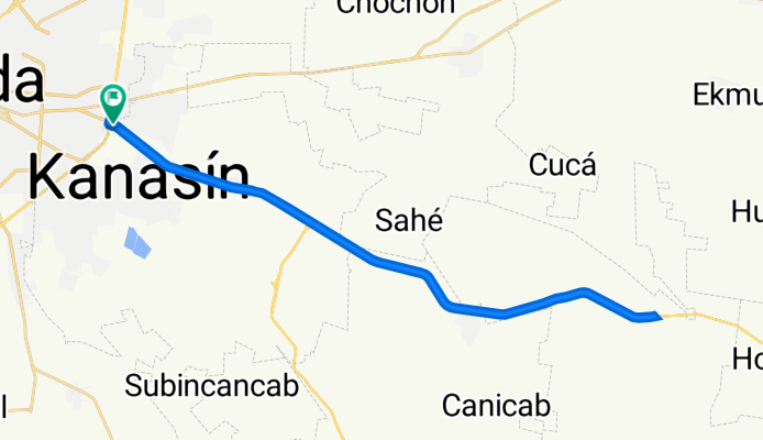 Calle 27 596, Kanasín a Calle 27 596, Kanasín