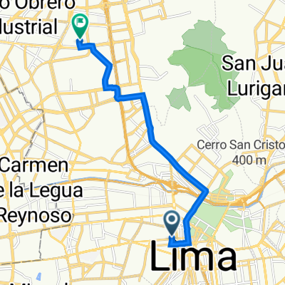 De Iquique 333, Lima a El Amargon 3896, Lima