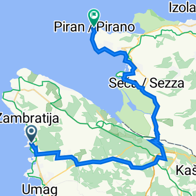 Katoro - Catoro, Umag nach Tartinijev trg 2, Piran