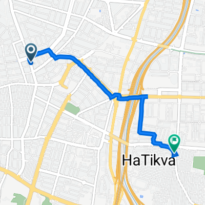Allenby Street 111, Tel Aviv-Yafo to Etsel Street 10, Tel Aviv-Yafo