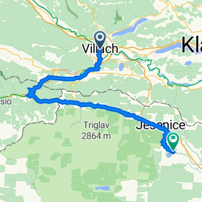 Villach nach Bled