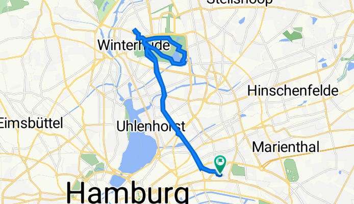 Carl-Petersen-Straße 90B, Hamburg nach Carl-Petersen-Straße 90B, Hamburg
