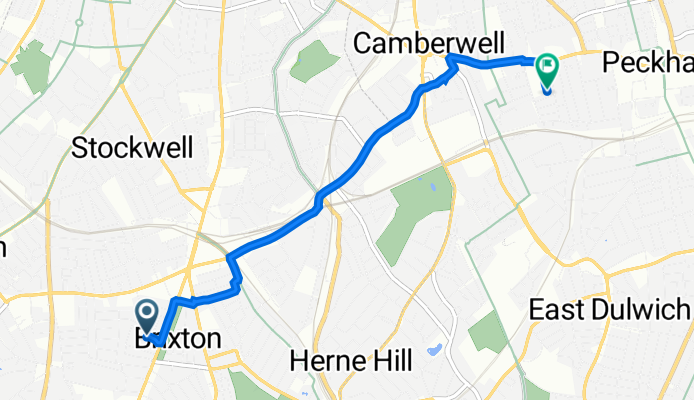 Brixton Hill Court, Brixton Hill, London to 77 Linnell Road, London