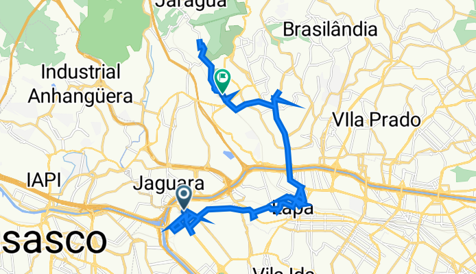 Rua Major Paladino, 507, São Paulo a Avenida Doutor Felipe Pinel, 367, São Paulo