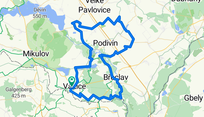 Valtice - Breclav - Lednice - KAPLNKA - Hlohovec - Valtice