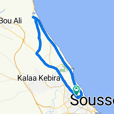 De VJ24+J99, Sousse à VJ24+J99, Sousse