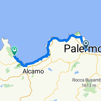 Via Archirafi 6, Palermo nach Scopello, Castellammare del Golfo