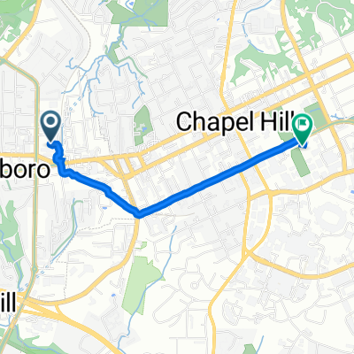 North Greensboro Street 200, Carrboro to East Cameron Avenue 274286, Chapel Hill