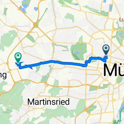 Gudrunstraße 10, München nach Golo-Mann-Weg, München