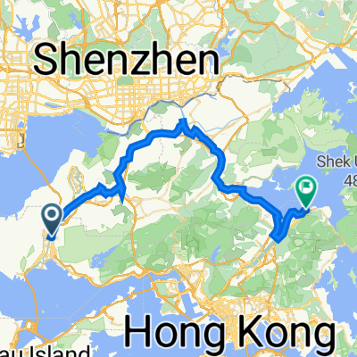Hing Tsak, Tuen Mun to Sai Sha Road, Ma On Shan