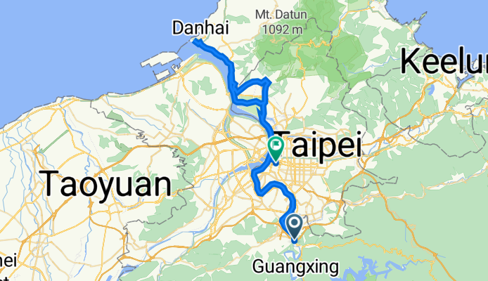 Taiwan - Taipei - Xin Dian to Danshui