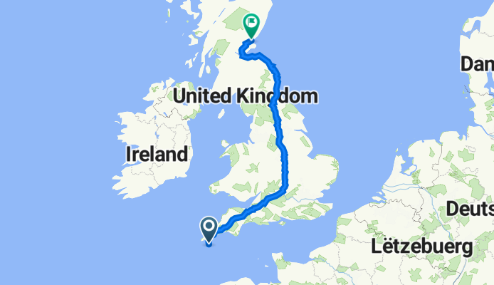 Lizard to Newport-on-Tay