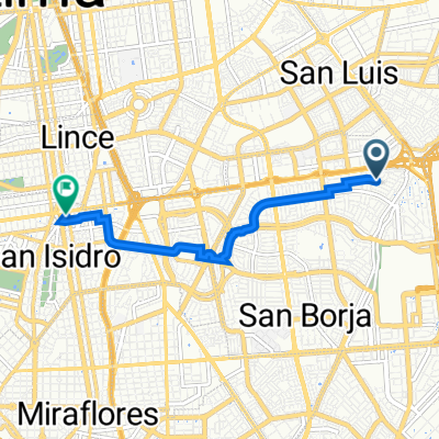 De Bronsino 567, San Borja a Calle La Perricholi 131, San Isidro