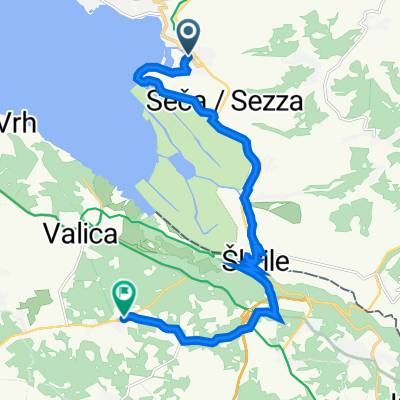 Cesta solinarjev, Lucija nach Sveta Marija na Krasu 41A, Sveta Marija na Krasu