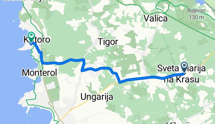 Sveta Marija na Krasu 41A, Sveta Marija na Krasu nach Katoro - Catoro 20, Umag