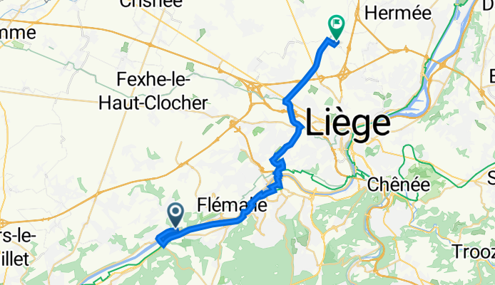 De Impasse du Chemin de Fer 6, Flémalle à P415 61, Herstal