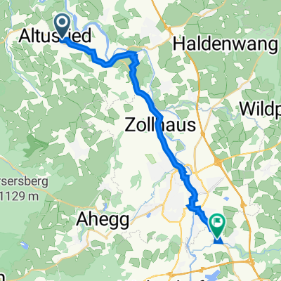 Am Anger 20, Altusried nach Gartenstraße 2A, Durach