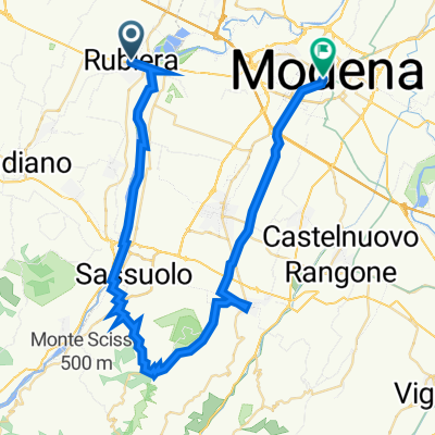 RUBIERA-VEGGIA-MONTEGIBBIO-NIRANO-SPEZZANO-MODENA