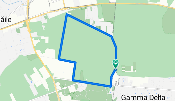 Locaţia de întâlnire - Velo-orientare prin pădure