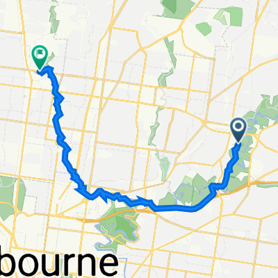 Main Yarra Trl, Eaglemont to Merri Creek Trl, Coburg North