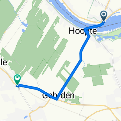Zollenspieker-Hauptdeich 143, Hamburg nach Am Osterfeld 75, Stelle