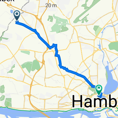 Syringenweg 23, Hamburg nach Colonnaden 64, Hamburg