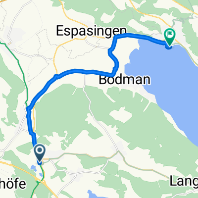 B34, Radolfzell am Bodensee nach Hafenstraße 5, Bodman-Ludwigshafen