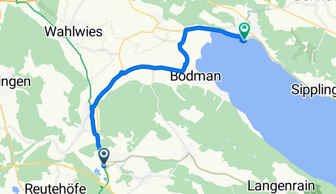 B34, Radolfzell am Bodensee nach Hafenstraße 5, Bodman-Ludwigshafen