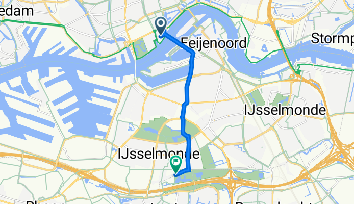 Houtlaan 10, Rotterdam naar Charloisse Lagedijk 450, Rotterdam