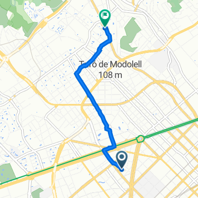 Carrer de Morales, 38, Barcelona to Carrer Balmes, 437, Barcelona