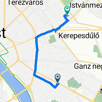 Üllői út 95., Budapest to Garay tér 20., Budapest