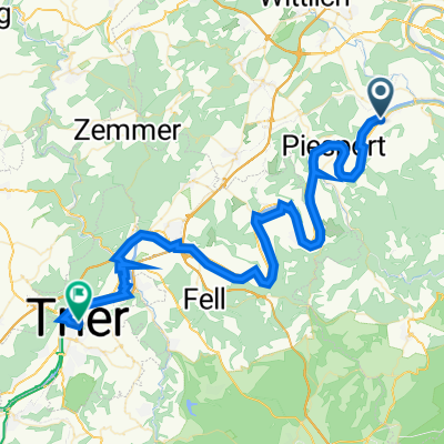 Sonntag - Brauneberg nach Trier