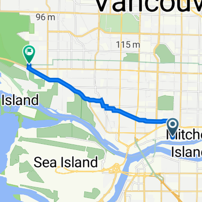 Ontario St, Vancouver to 4093 W 39th Ave, Greater Vancouver