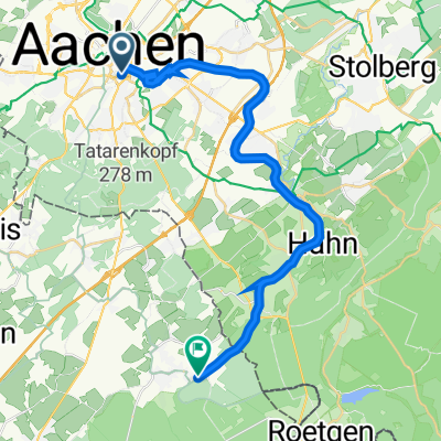 Bahnhofplatz 1000, Aachen to Bahnhofstraße 70, Raeren