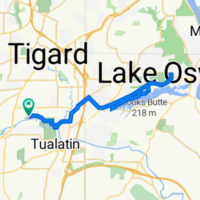 bike-Lake O north shore Iron Mt. end &amp; return