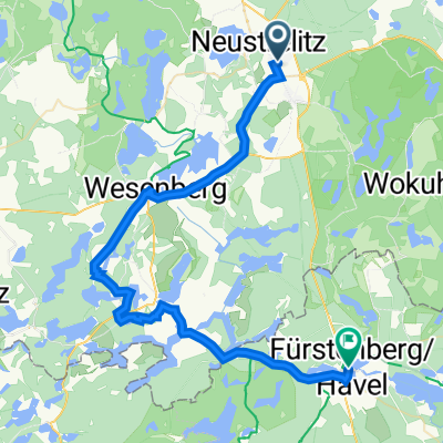 Karbe-Wagner-Straße 59, Neustrelitz nach Fürstenberg/Havel