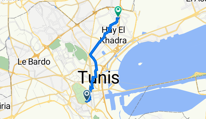 De Rue Al Jazira 56, Tunis à R6V2+R9P, Tunis