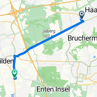 Böttingerstraße 18, Haan nach Anton-Schneider-Weg 4, Hilden