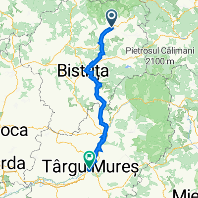 Strada Principală 717, Maieru to Strada Ion Luca Caragiale 10, Târgu Mureș
