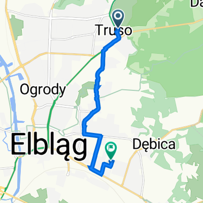 Fromborska 2D, Elbląg do Kolejowa 29, Elbląg