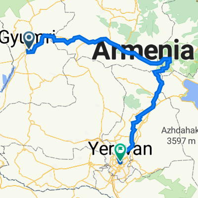 Gyumri-Vanadzor-Dilijan-Yerevan