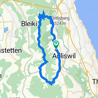 Zopfstrasse 4–6, Adliswil to Bodenacker 1, Adliswil