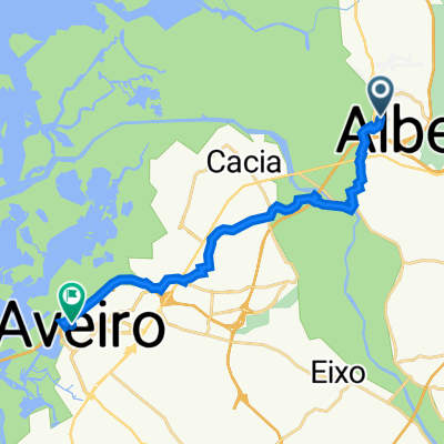 Rua da Ventosa 5, Fermelã to Rua de António dos Santos Lé 6, Aveiro