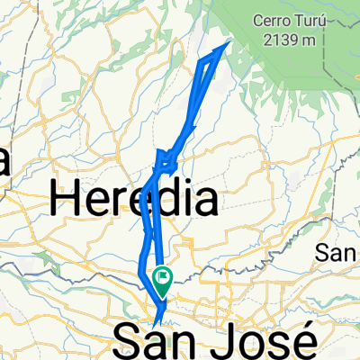 XV4W+394, San José to XV4W+394, San José